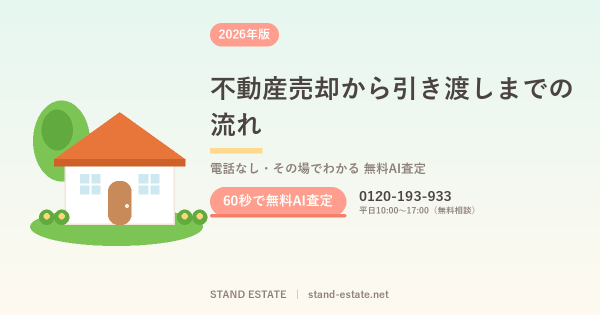 不動産売却から引き渡しまでの流れ