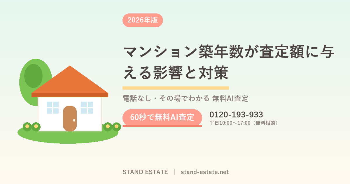 マンション築年数が査定額に与える影響と対策